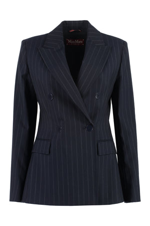 Sella wool pinstripe blazer-0